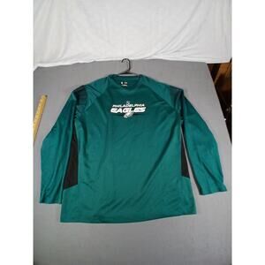 Philadelphia Eagles NFL Team Apparel Long Sleeve Shirt 2XL Green